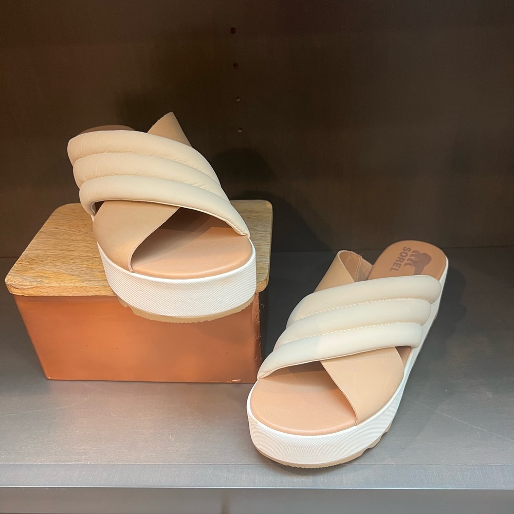 Gently Used (worn once) Sorel Sandals size 8.5